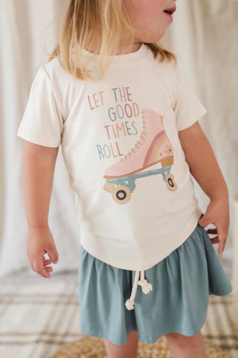 GIRL'S TEE - LET THE GOOD TIMES ROLL