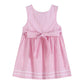 PINK SEERSUCKER A-LINE DRESS
