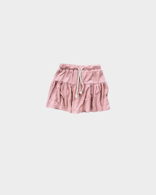 GIRL'S SKORT - RETRO BLOOM PINK