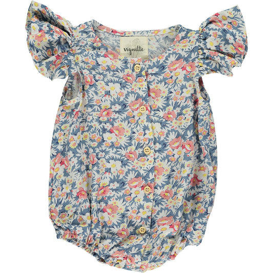 CAMMIE BUBBLE - BLUE FLORAL