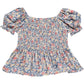 ELEANOR BLOUSE - BLUE FLORAL