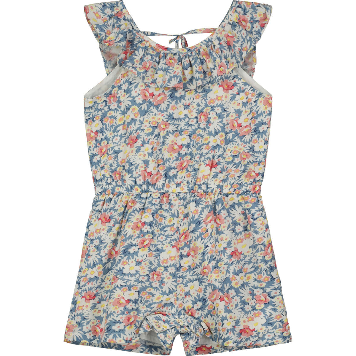 KATHY ROMPER - BLUE FLORAL