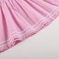 PINK SEERSUCKER A-LINE DRESS