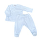 X-TEE FOOTED PANT SET - BLUE