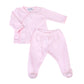 X-TEE FOOTED PANT SET - PINK