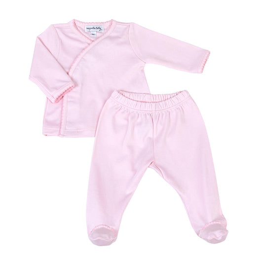 X-TEE FOOTED PANT SET - PINK