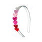 MINI HEARTS GLITTER HEADBAND