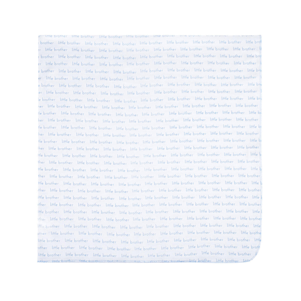 LITTLE BROTHER SWADDLE BLANKET - BLUE