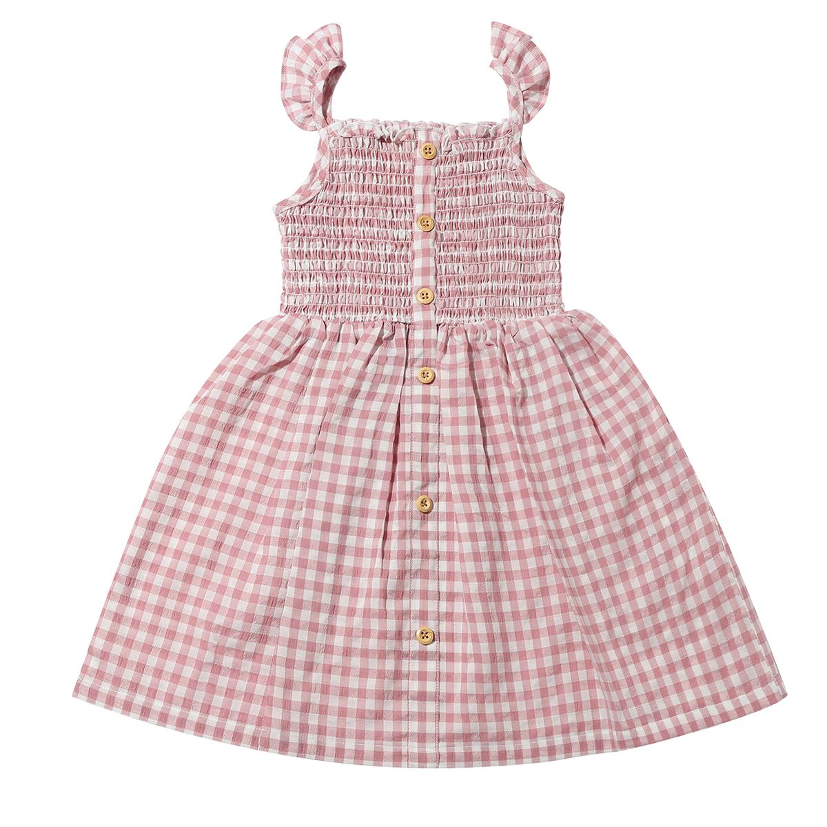 JILL DRESS - ROSE PLAID
