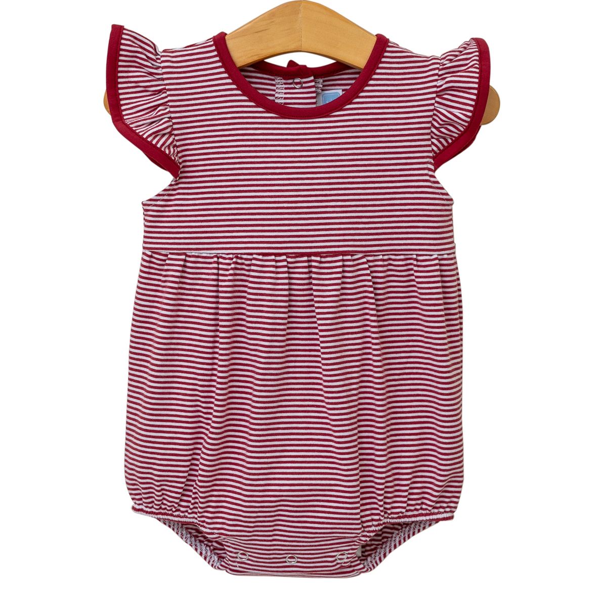 LUCY GAME DAY BUBBLE - CRIMSON STRIPE