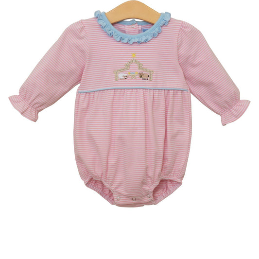 NATIVITY RUFFLE BUBBLE - PINK