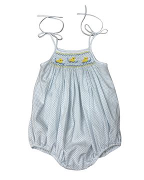 DARLING DUCKLING SMOCKED TIE BUBBLE
