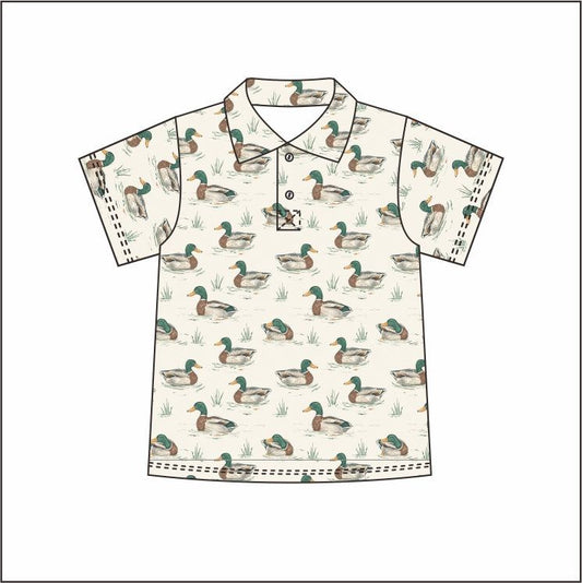 PIER POLO IN FIELD GREEN HEAD S/S