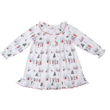LOUISE LOUNGE - CHRISTMAS VILLAGE TOILE