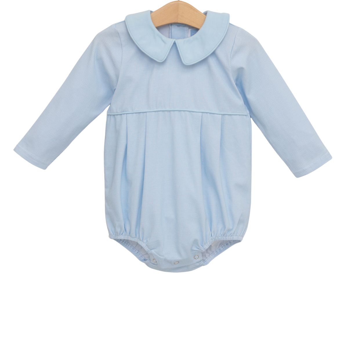 ARCHIE BUBBLE - LIGHT BLUE MICROGINGHAM
