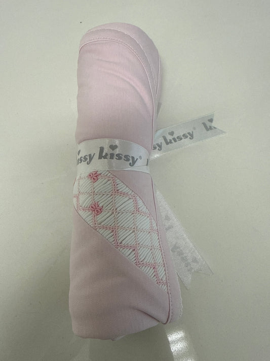 SUMER BOWS SMOCKED BLANKET - PINK