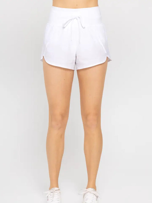 MANHATTAN DOLPHIN SHORTS - WHITE