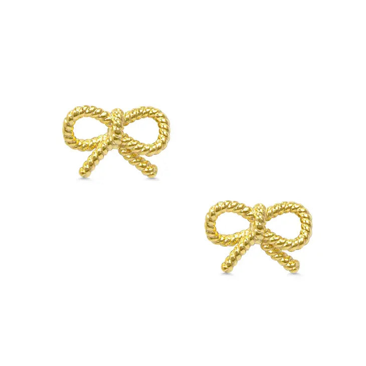 BOW TWIST STUDS