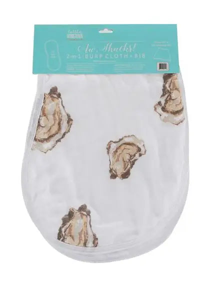 BURP CLOTH/BIB SET - ASSORTED STYLES