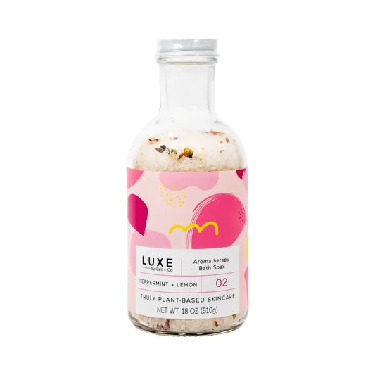 LUXE PEPPERMINT & LEMON AROMATHERAPY BATH SOAK