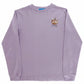 GIRLS LOGO TEE - LAVENDER PUMPKIN