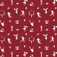 GAME DAY TIER DRESS - BURGUNDY