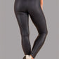BLACK FAUX LEATHER SKINNY LEGGINGS
