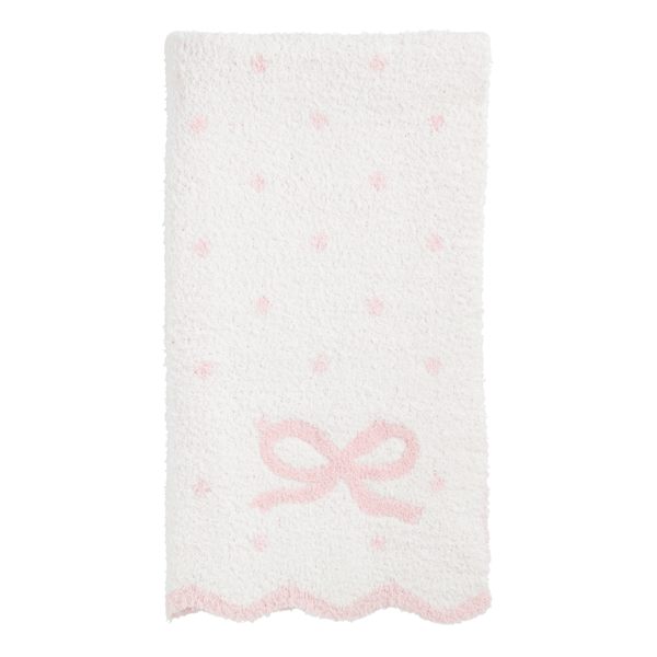 BOW CHANILLE BLANKET
