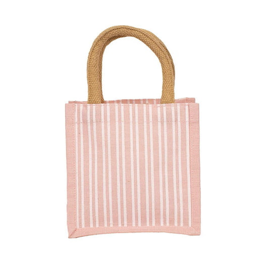 PINSTRIPE PETITE GIFT TOTE