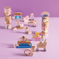 WOODEN TOY TUBE SET - ASSORTED