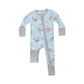 2 WAY ZIPPER ROMPER - LOVE YOU TO THE MOON COWS