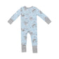 2 WAY ZIPPER ROMPER - LOVE YOU TO THE MOON COWS