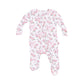 RIBBONS & FLOWERS 2 WAY RUFFLE FOOTIE