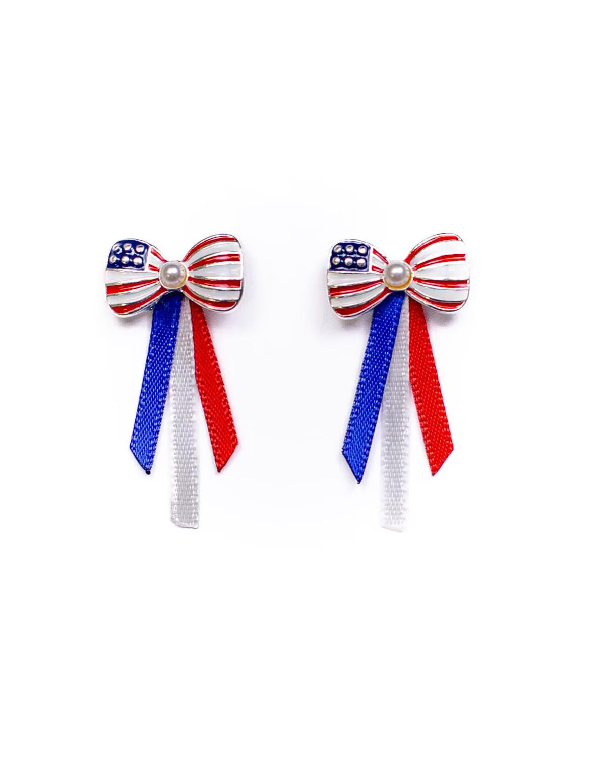 AMERICANA BOW EARRINGS