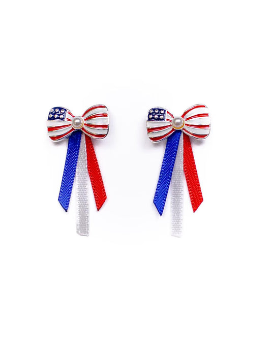 AMERICANA BOW EARRINGS