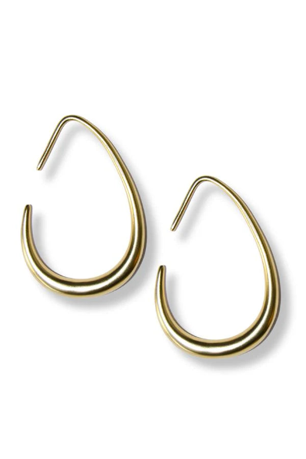 FIONA HOOP EARRINGS - GOLD