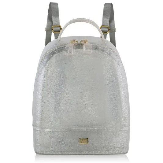 DOLLY BACKPACK - SILVER SPARKLE W/ STAR