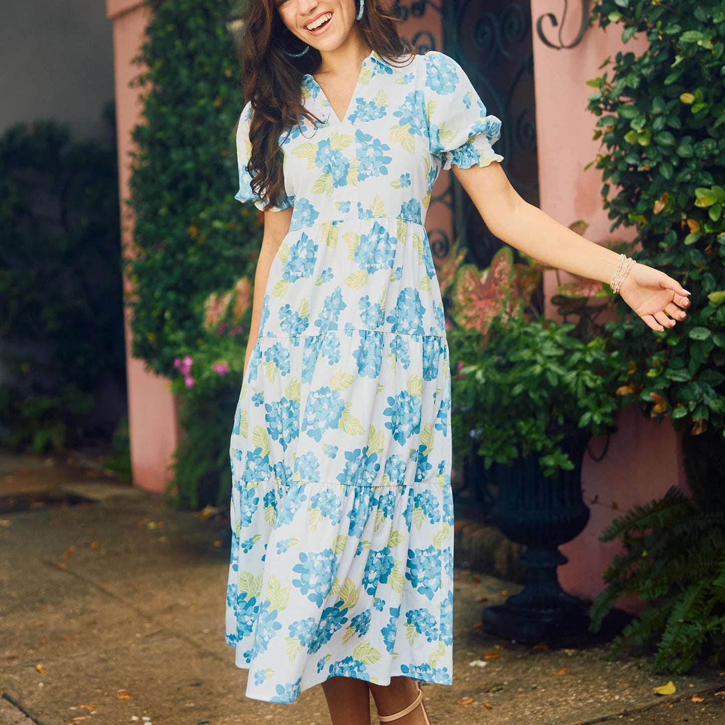 MOLLY DRESS - LOVELY DAY BLUE