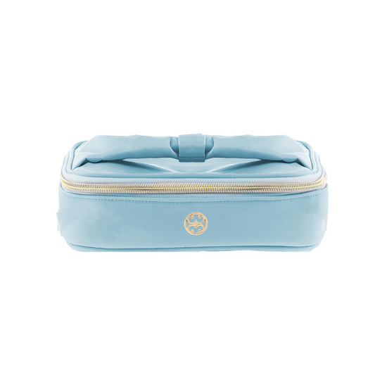 KISS & MAKE UP MINI BAG - LIGHT BLUE