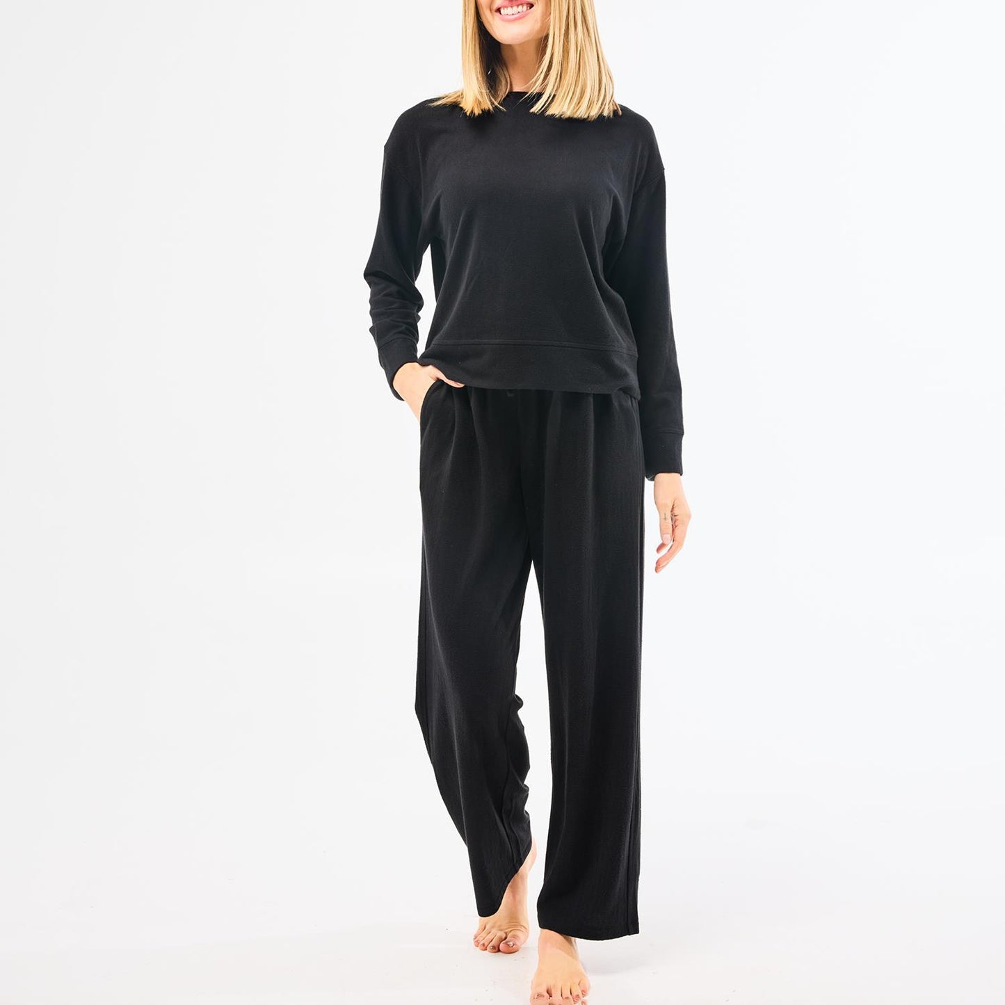 SOPHIE PANT SET - BLACK