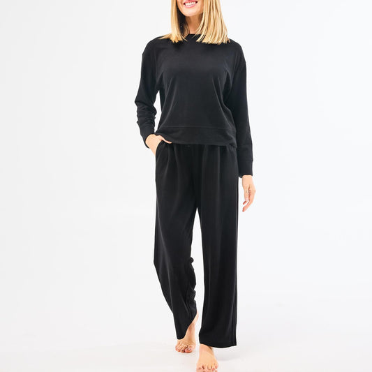 SOPHIE PANT SET - BLACK