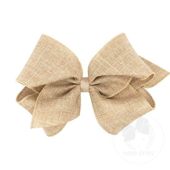 KING LINEN GIRLS HAIR BOW