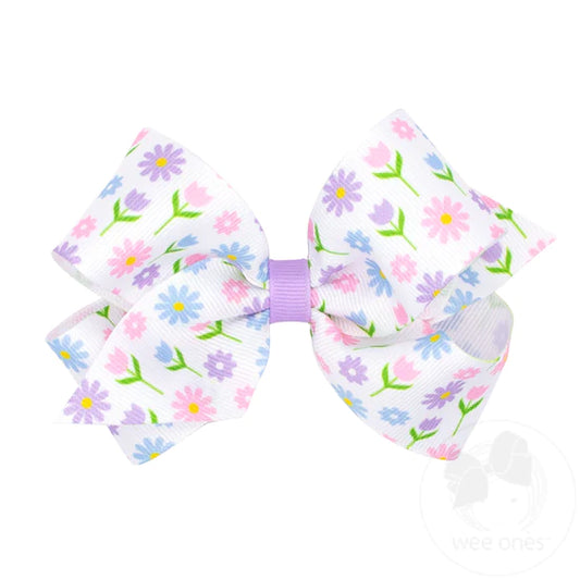 MEDIUM SPRING GROSGRAIN BOW