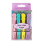 CALA 4PC CROC HAIR CLIPS - PASTEL