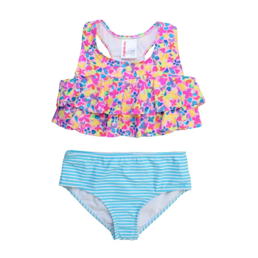 TWEEN VIBRANT NEON FLOUNCE BIKINI