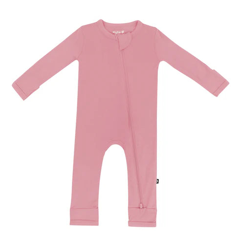 ZIPPERED ROMPER  IN APPLE BLOSSOM