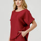KICK OFF TWO PIECE SET - BURGUNDY