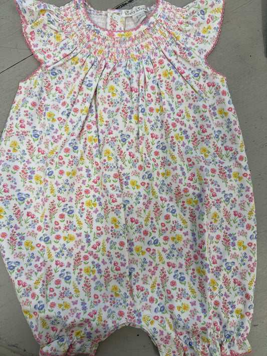 PASTEL GARDENS SHORT SLEEVELESS PLAYSUIT