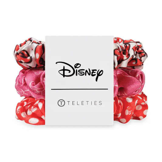 DISNEY MINNIE MOUSE SILK SCRUNCHIES - SMALL