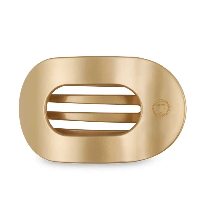 LARGE FLAT ROUND HAIR CLIP - ASSORTED